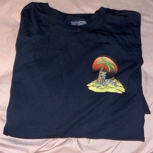 Black T Shirt with skeleton